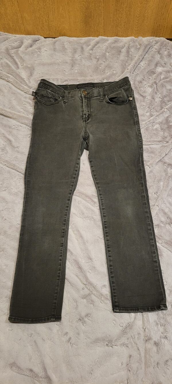 Rock & Republic Kendall Straight Leg Jeans Womens 12 Black Y2K Festival Denim